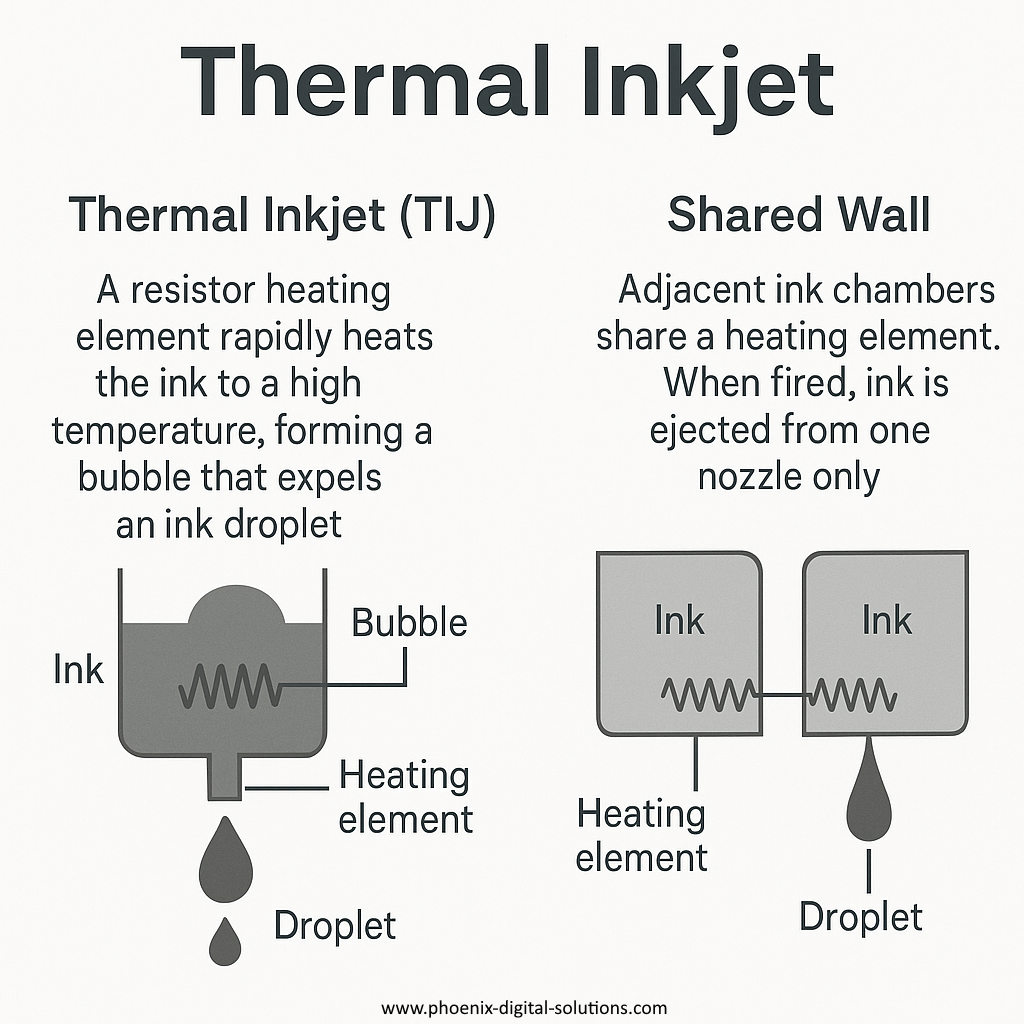 Thermal Inkjet Technology Diagram